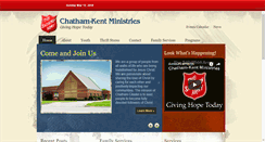 Desktop Screenshot of cksalvationarmy.org